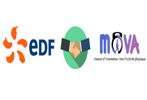 Partenariat entre le groupe EDF et la Maison Sport Santé MOVA